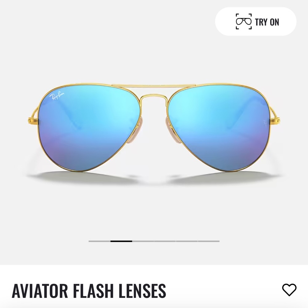 Aviator Ray Bans Blue Sunglasses